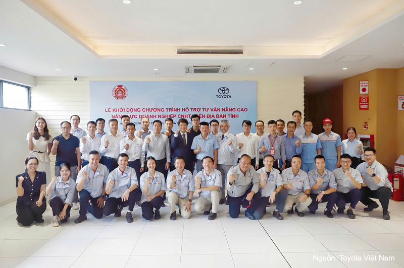 Lễ khởi động chương trình tại nhà máy Toyota Việt Nam.