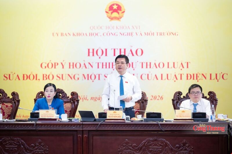 Phó Chủ tịch Quốc hội Nguyễn Hồng Diên phát biểu tại hội thảo.