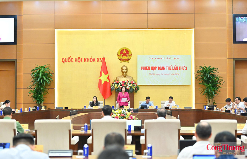Phó Chủ tịch Quốc hội Nguyễn Thị Hồng dự và phát biểu chỉ đạo tại Phiên họp toàn thể lần thứ 3 của Ủy ban Kinh tế và Tài chính.