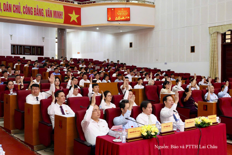 HĐND tỉnh Lai Châu biểu quyết thông qua nhiều nghị quyết quan trọng.