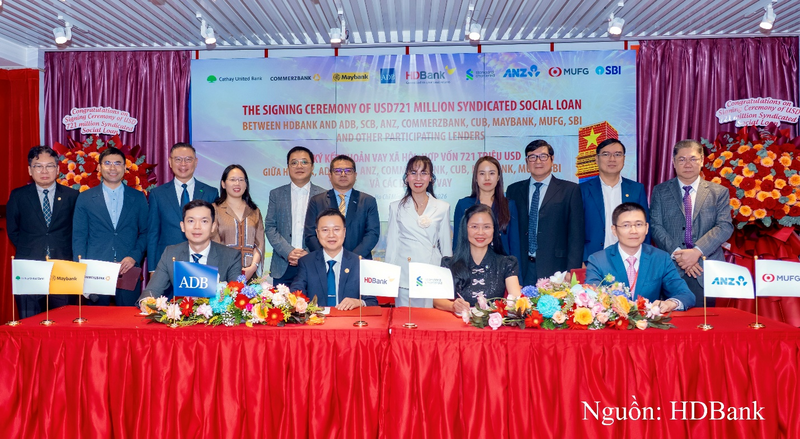 Lễ ký kết khoản vay xã hội hợp vốn quốc tế 721 triệu USD - dấu mốc mới trên hành trình kết nối nguồn vốn toàn cầu vì phát triển bền vững tại Việt Nam
