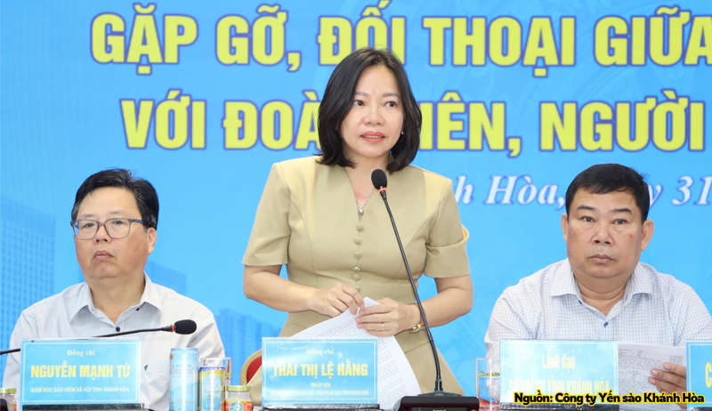 Bà Thái Thị Lệ Hằng, Giám đốc Sở Văn hóa, Thể thao và Du lịch tỉnh Khánh Hòa.