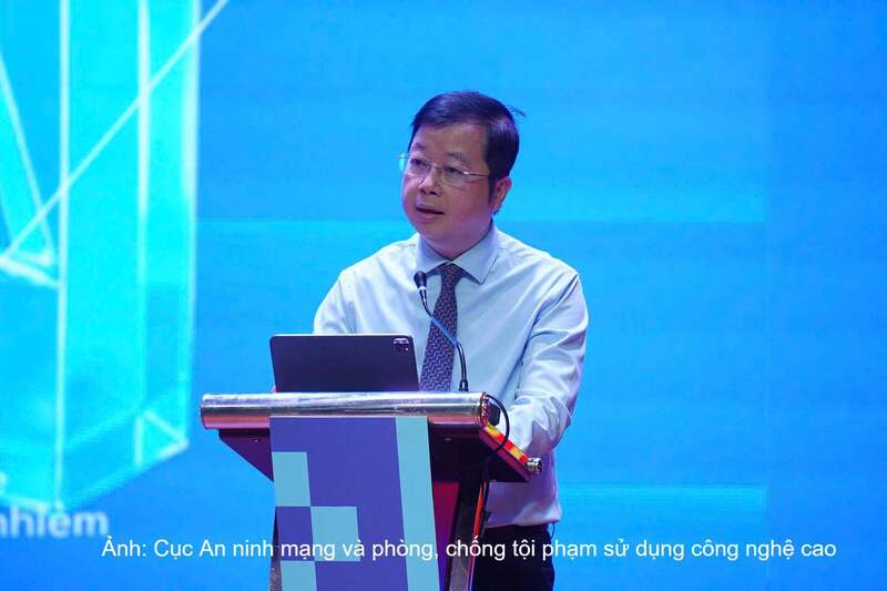 Ông Nguyễn Thanh Lâm, Ủy viên Trung ương Đảng, Phó Trưởng Ban Tuyên giáo và Dân vận Trung ương, Tổng Giám đốc Đài Truyền hình Việt Nam phát biểu tại sự kiện.