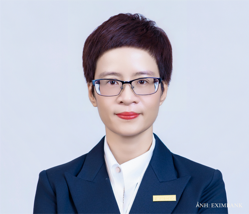 Bà Phạm Thị Huyền Trang giữ chức vụ Tổng Giám đốc Eximbank.