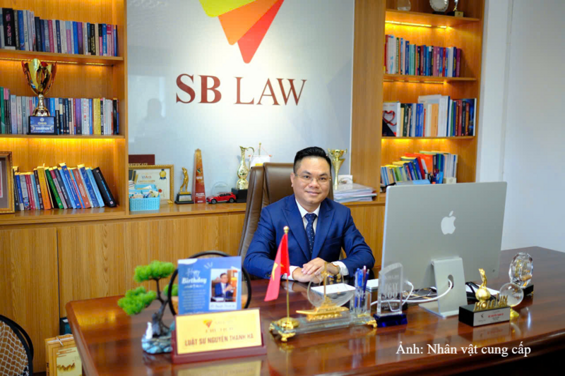 Luật sư Nguyễn Thanh Hà - Chủ tịch Công ty Luật SB LAW. Ảnh: NVCC