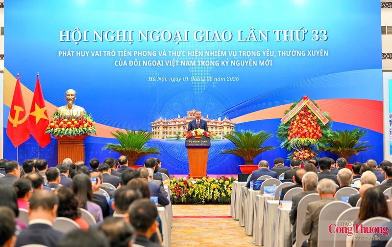 Tổng Bí thư, Chủ tịch nước Tô Lâm phát biểu chỉ đạo tại khai mạc Hội nghị Ngoại giao lần thứ 33.