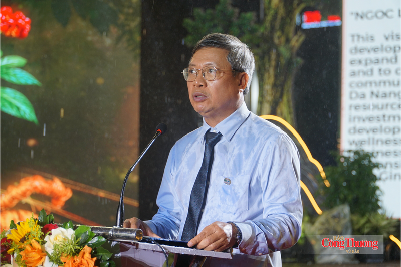 Ông Hồ Quang Bửu, Phó Chủ tịch UBND TP. Đà Nẵng phát biểu khai mạc lễ hội.