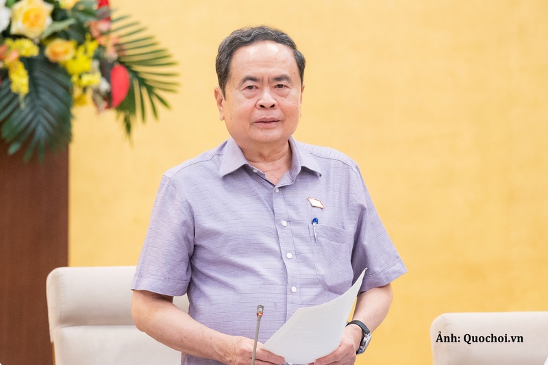 Bí thư Đảng ủy Quốc hội, Chủ tịch Quốc hội Trần Thanh Mẫn phát biểu chỉ đạo tại Hội nghị.
