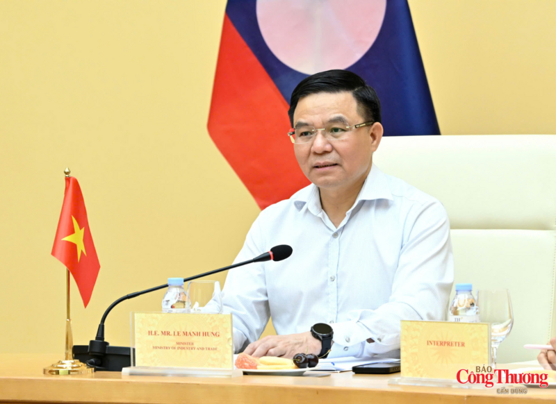 Bộ trưởng Bộ Công Thương Lê Mạnh Hùng đánh giá cao sự phối hợp chặt chẽ giữa hai Bộ trong thời gian qua.