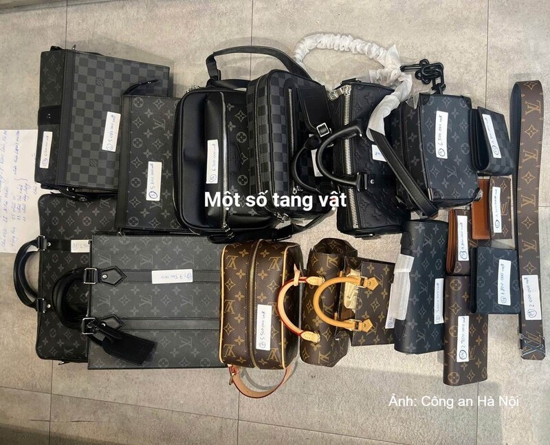 Một số tang vật được lực lượng chức năng Hà Nội thu giữ.