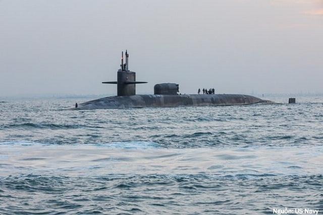 Tàu ngầm hạt nhân lớp Virginia. Nguồn: US Navy