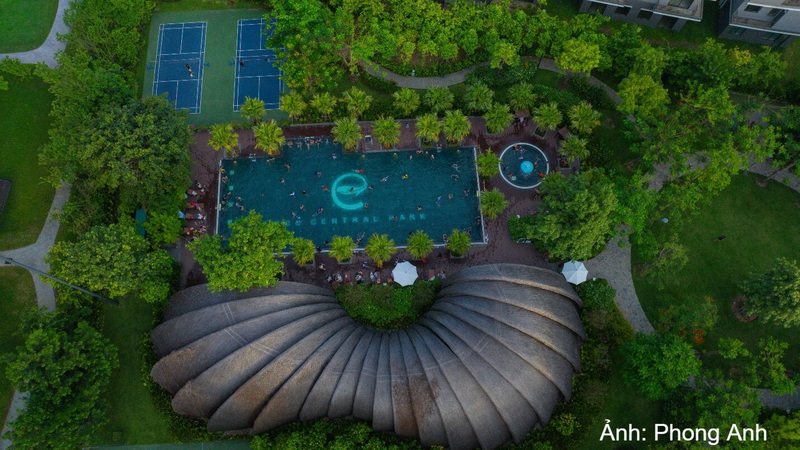 Cuộc sống sôi động tại đô thị Eco Central Park.