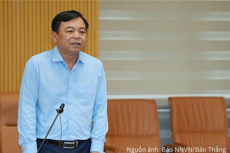 Thứ trưởng Bộ Nông nghiệp và Môi trường Nguyễn Hoàng Hiệp phát biểu khai mạc Hội nghị.