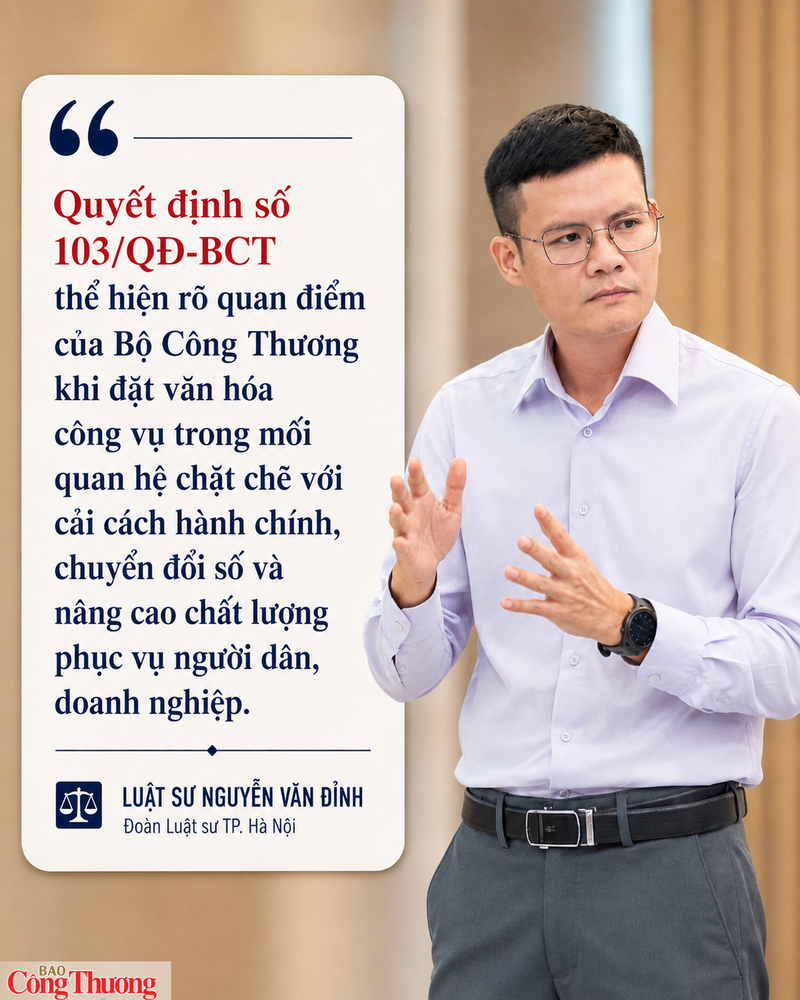 Luật sư Nguyễn Văn Đỉnh: Văn hóa công vụ tạo dựng niềm tin cho doanh nghiệp - 1