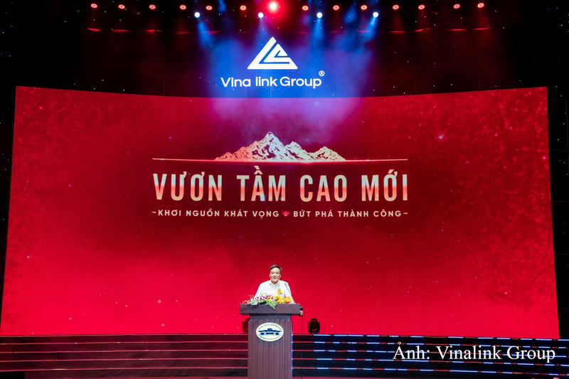 Chủ tịch HĐQT Vinalink Group - ông Nguyễn Xuân Hoàng phát biểu khai mạc tại sự kiện