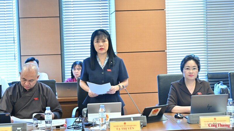 Đại biểu Tạ Thị Yên - đoàn Điện Biên