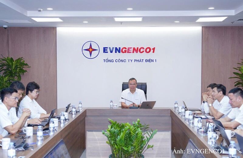 Tổng Giám đốc EVNGENCO1  Lê Hải Đăng chủ trì Hội nghị giao ban tháng 8/2026