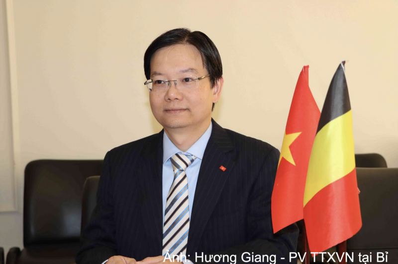 Ông Trần Ngọc Quân, Tham tán thương mại Việt Nam tại Vương quốc Bỉ và EU.