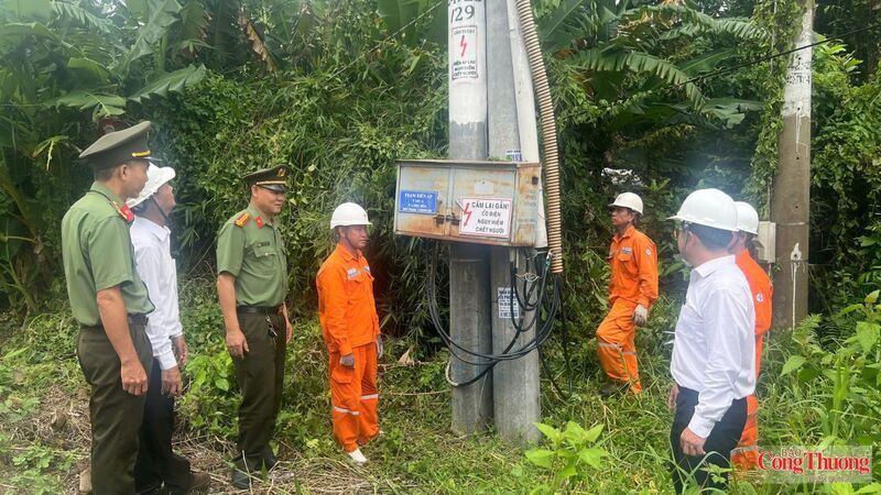 Tình trạng trộm cắp vật tư, thiết bị điện tại Cần Thơ gây thiệt hại lớn, ảnh hưởng đến vận hành lưới điện và việc cung cấp điện an toàn, ổn định cho người dân, doanh nghiệp.