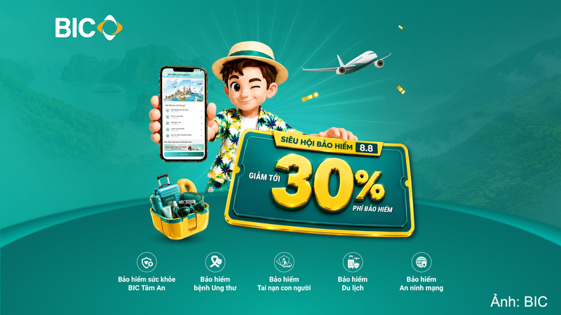 Nhiều doanh nghiệp tung ưu đãi dịp 8/8, bảo hiểm giảm phí tới 30% - 1