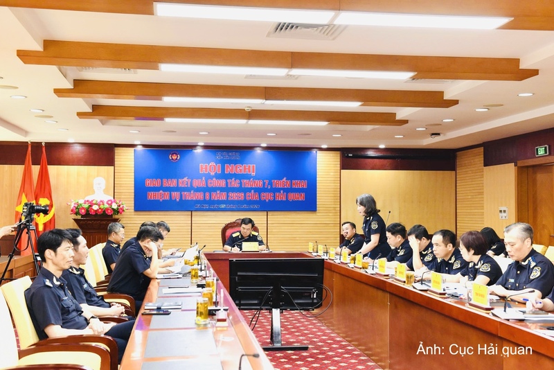 Quang cảnh cuộc họp. Ảnh: Cục Hải quan