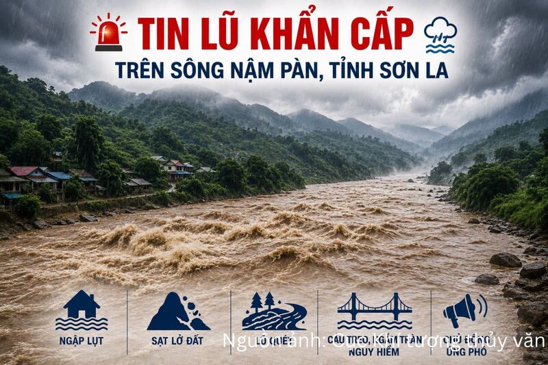 Các địa phương có cầu treo, ngầm tràn trên các sông suối nhỏ cần cảnh báo người dân chú ý khi di chuyển qua ở thời điểm có mưa lũ lớn.