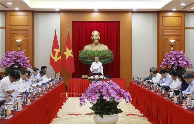 Tổng Bí thư, Chủ tịch nước Tô Lâm, Trưởng Ban Chỉ đạo Trung ương về tổng kết thực tiễn và nghiên cứu sửa đổi, bổ sung Điều lệ Đảng phát biểu chỉ đạo. Ảnh: Thống Nhất/TTXVN