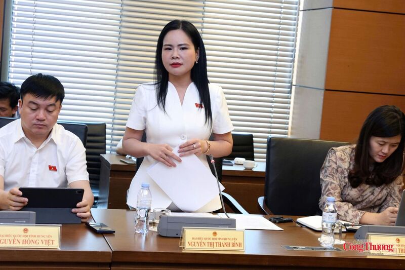 TS. Nguyễn Thị Thanh Bình, ĐBQH Đoàn Hưng Yên góp ý đề xuất nhiều nội dung để hoàn thiện Luật Dầu khí (sửa đổi).