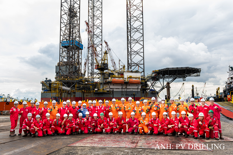 Giàn khoan PV DRILLING II cung cấp dịch vụ tại thị trường Indonesia.