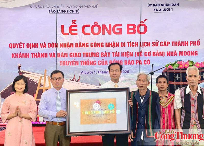 Nhà Moong được công nhận là Di tịch lịch sử cấp thành phố.