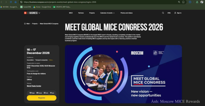 Thông tin chi tiết và cổng đăng ký tham dự MGMC 2026 hiện đã được mở trên trang web chính thức của sự kiện.