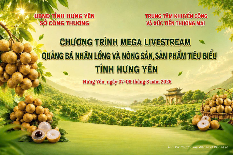 Chương trình Mega Livestream gồm 2 phiên vào ngày 07-08/8/2026