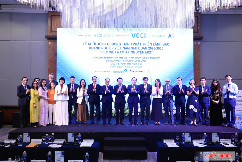 Hưởng ứng Quyết định số 525/QĐ-TTg của Thủ tướng Chính phủ, VCCI vừa khởi động chương trình phát triển lãnh đạo doanh nghiệp Việt Nam giai đoạn 2026-2030.