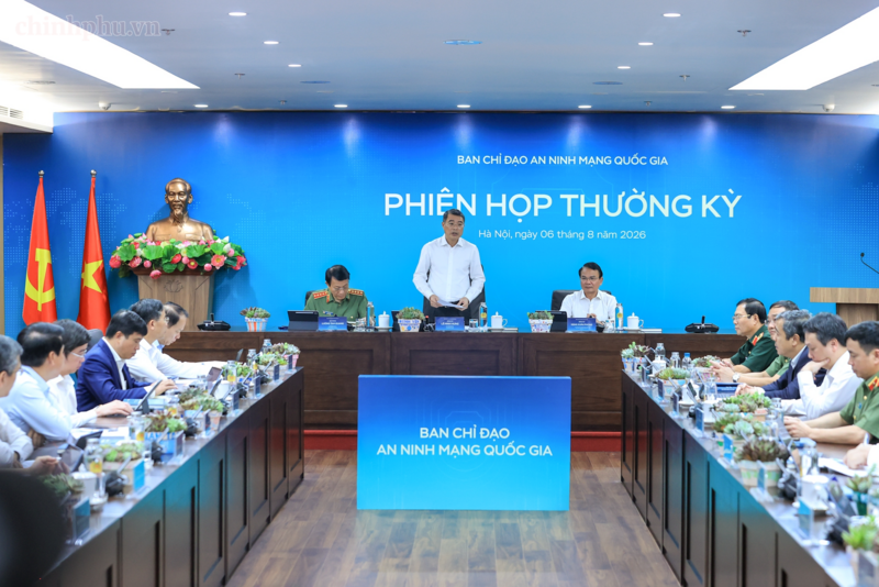 Thủ tướng yêu cầu Ban Chỉ đạo và Văn phòng Ban Chỉ đạo tập trung nâng cao năng lực chỉ đạo, điều phối thống nhất trên phạm vi toàn quốc, tăng cường hiệu quả hiệp đồng ứng phó an ninh mạng - Ảnh: VGP/Nhật Bắc