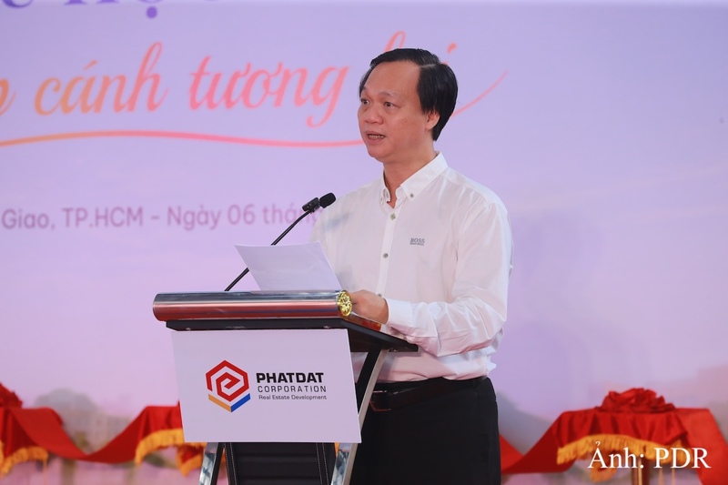 Ông Bùi Quang Anh Vũ, Tổng Giám đốc Công ty Cổ phần Phát triển Bất động sản Phát Đạt.