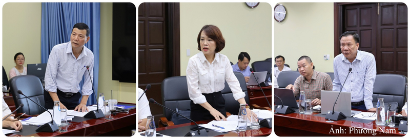 Đại diện các sở, ban, ngành TP. Đà Nẵng trao đổi tại buổi làm việc.