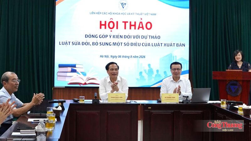 Hội thảo "Đóng góp ý kiến cho dự thảo Dự án Luật sửa đổi, bổ sung một số điều của Luật Xuất bản".