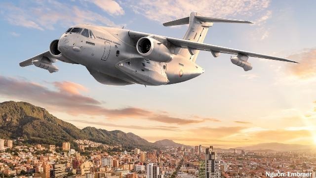 Máy bay vận tải quân sự hạng trung Embraer KC-390 Millennium. Nguồn: Embraer