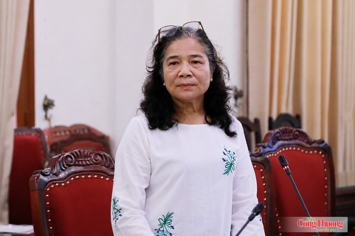 Bà Trần Thị Dung - Phó Chủ tịch Hội Bảo vệ người tiêu dùng Việt Nam.