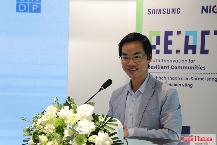 Ông Đỗ Tiến Thịnh, Phó Giám đốc NIC phát biểu tại sự kiện.