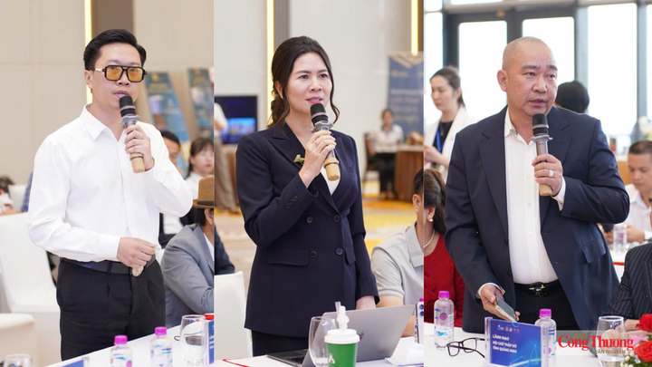 Đại biểu trao đổi tại phiên đối thoại.