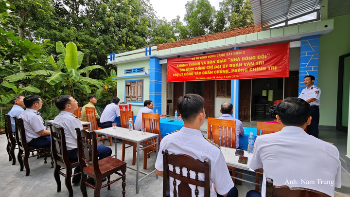 Khánh thành, bàn giao “Nhà đồng đội” cho gia đình Đại úy Đoàn Văn Tri
