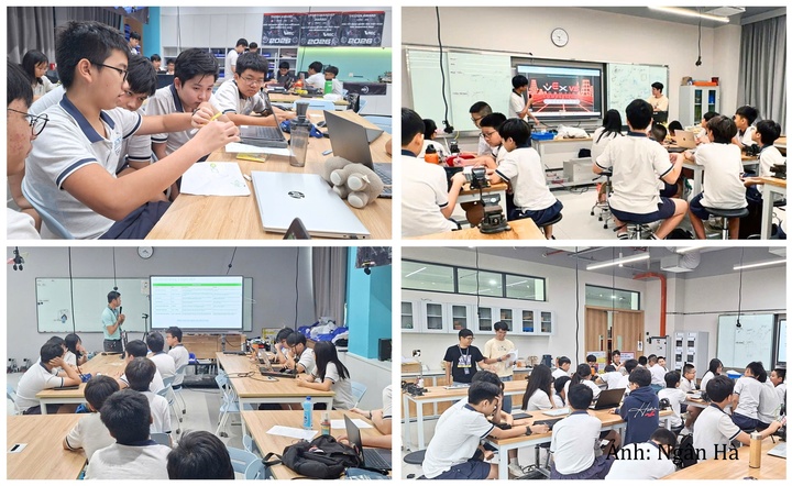 Thành công của đội tuyển VEX Robotics LSTS không chỉ đến từ sự nỗ lực của học sinh mà còn được vun đắp qua nhiều thế hệ thầy cô và cựu học sinh.