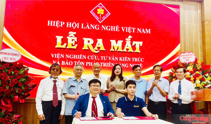 Lễ ký kết hợp tác giữa Viện và các đơn vị, doanh nghiệp.