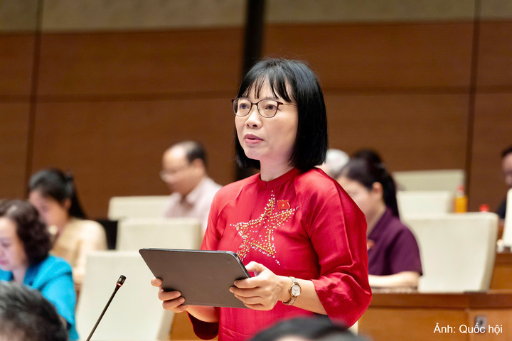 Đại biểu Nguyễn Thị Việt Nga - đoàn Hải Phòng