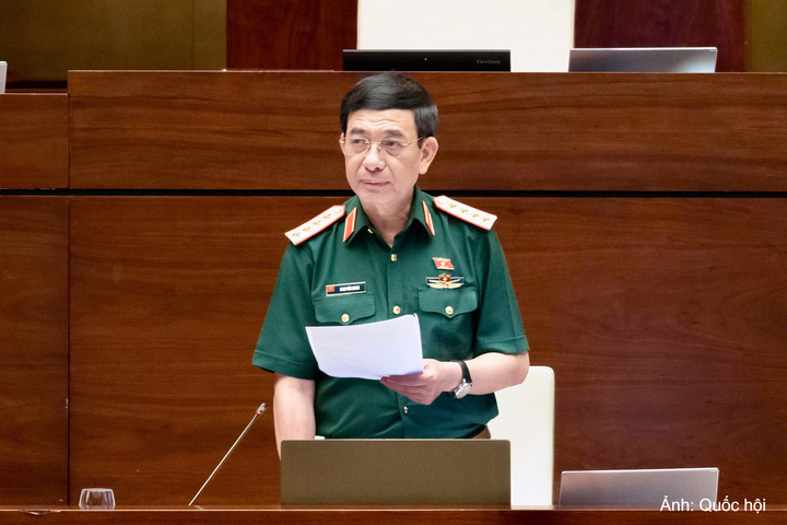 Đại tướng Phan Văn Giang, Phó Thủ tướng, Bộ trưởng Bộ Quốc phòng phát biểu