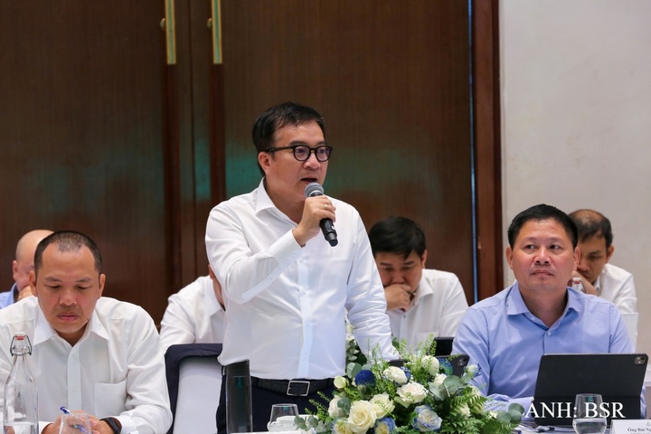 Tổng Giám đốc BSR Nguyễn Việt Thắng nhấn mạnh, đầu tư là nền tảng cho sự phát triển dài hạn của Tổng công ty. Ảnh: BSR