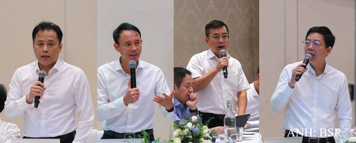 Đại diện các đơn vị thành viên và Ban chức năng BSR phát biểu đóng góp ý kiến tại hội thảo. Ảnh: BSR