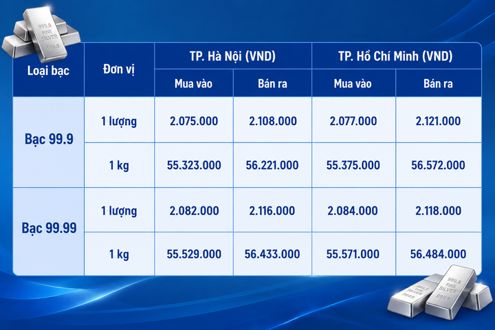 Giá bạc hôm nay 11/8/2026: Bạc chịu nhiều sức ép - 1