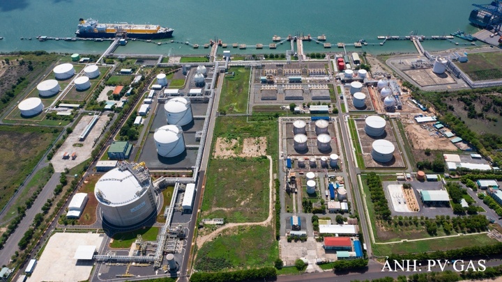Quang cảnh Kho cảng PV GAS Vũng Tàu. Ảnh: PV GAS